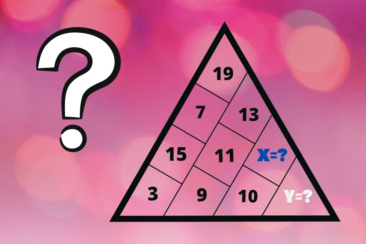 IQ test - what are the values ​​of X and Y